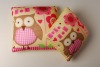 Mirco beads transfer printed cushion (owl)