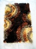 Mixed yarn shaggy carpet