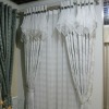 Modern white jacquard Curtain