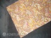 Mulberry silk and silk velvet printed quilt