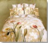 Oil Painting!100%Pure Cotton Reactive Printed Bedding Set