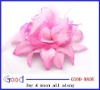 Pink Feather 2Rose Flower Brooches &headdress YM233