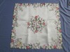 Polyester Embroidery Floral Tablecloth