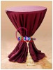 Polyester Table Cover with Tie for Highboy