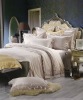 Polyester/cotton yarn dyed jacquard bedding sets