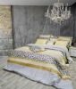 Premium cotton bedding set, Lime Yellow with Mineral fiber