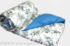 Printed fabric feather bed