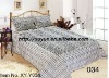 Professional Manufacturer 3pcs stamp printed soft short pile quilt set comforter set bedding set stock XY-Y034