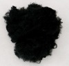 Recycled polyester staple fiber - black 8D*90mm