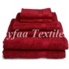 Red Color of Terry Bath Towel