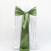 Satin tie back chair sashes