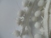 Shanghai polyester and silk pompons lace for garments curtain