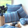 Stripe printed cushion, cushion cover, bedding products