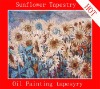 Sunflower  gobelin tapestry fabric and gobelin tapestry