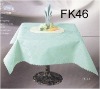 TC0007 Dining polyester/cotton elegant table overlay