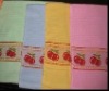Terry kitchen towel with embroidery