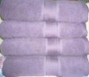 Terry towel with dobby border