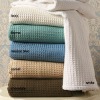 WAFFLE WEAVE COTTON THERMAL BLANKET