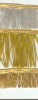 White Bullion wire Fringe, Light gold metallic bullion fringe, gold fringe curtain, fringe and trim, sofa bullion fringe