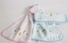bamboo and cotton baby hand towel with embroidery