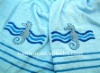 bath towel with embroidery