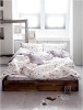 bedding set 100% Cotton & Satin, Anti-microbial fabric with silver-yarn