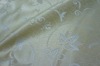 beige circle flower jacquard upholstery fabric