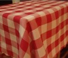 cheap checked table cloth