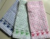 chequer cotton dish towels