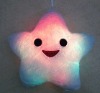 colorful lucky star led light pillow