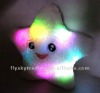colorful shining led plush star light pillow