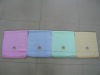cotton solid color terry towel with embroidery
