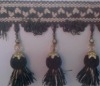 decorative bead tassel for curtain