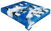 doble ply hot selling elegant 100% polyester blanket