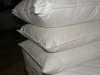 down feather pillow with piping