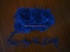 dyed fancy feather yarn for knitting in balls