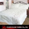embroidered quilted polycotton bedspread