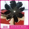 fashion black feather headband