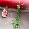 green decorative Delicate polyester bead curtain tassel with crystal
