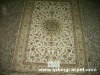 hand knotted oriental pure silk rugs/carpets