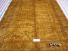 handmade antique washed rug