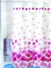hookless designed shower curtain