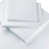 hotel polycotton bleached plain bed sheet