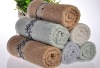 jacquard 100% cotton yarn dyed towel with border