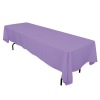 lavender rectangle table cloth