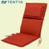 perfect outdoor red solid chair cushion