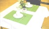plain white polyester tablecloth for resturant