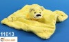plush baby Handkerchief ,stuffed animal in the middle -11013
