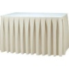 polyester table skirt for banquet and weddings