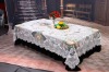 printed 100% polyester jacquard tablecloth